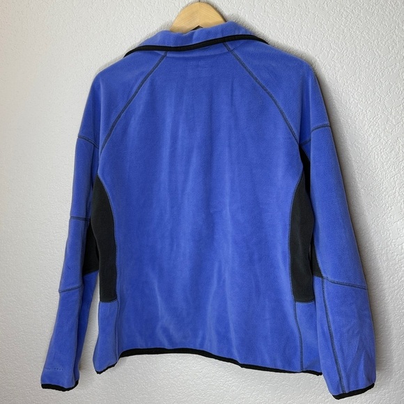 Columbia Omni Heat Quarter Zip Sweater Fleece Purple and Gray size XLarge - Picture 9 of 10
